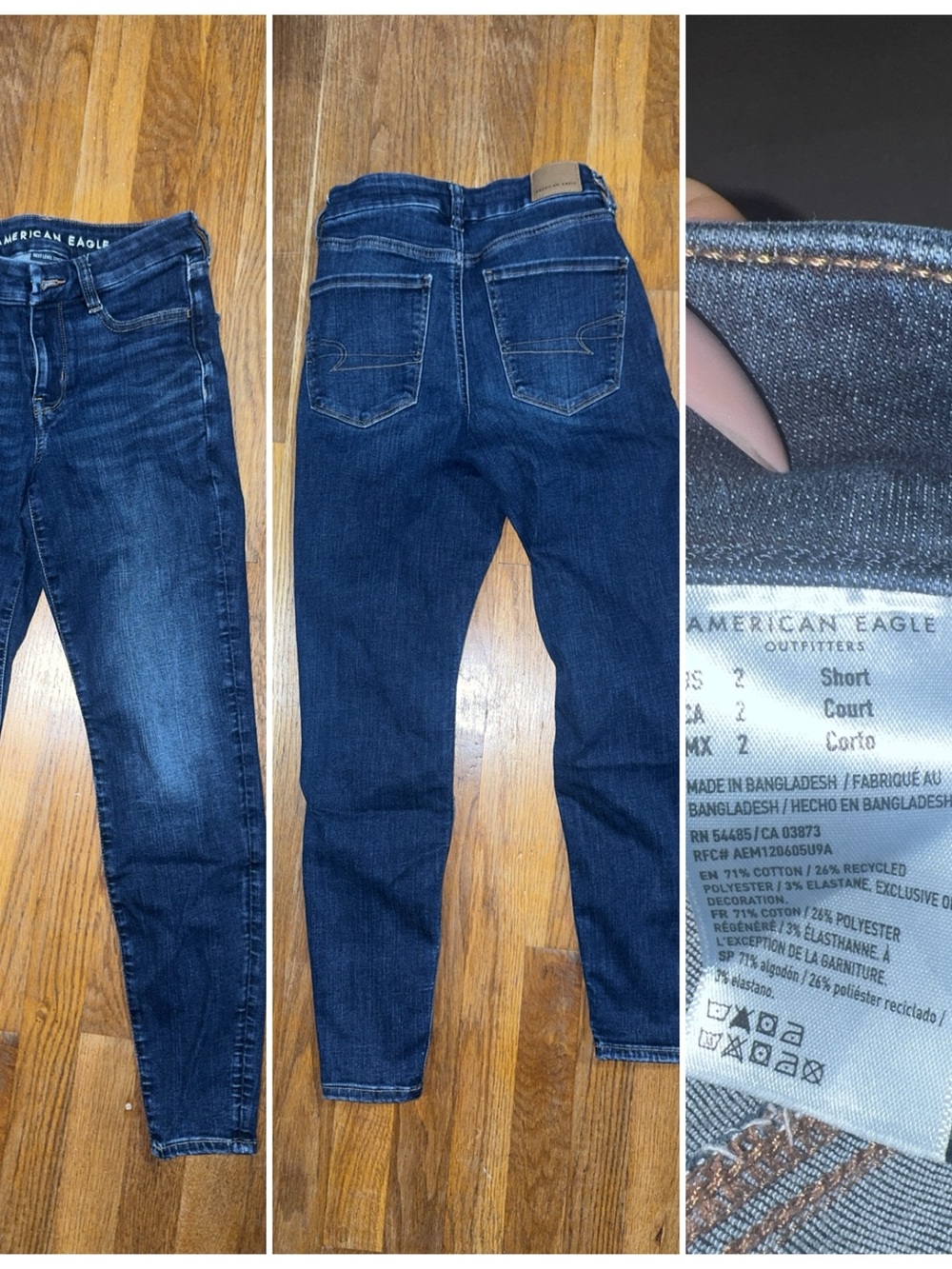 American Eagle Outfitters Dark Blue Skinny Jeggings